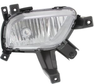 Front Fog Light Assembly for Kia Forte/Forte5 2014-2016, Right (Passenger), Suitable for Forte5, EX/LX Models, Replacement