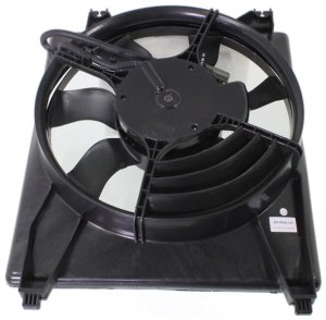 Radiator Fan Shroud Assembly for Kia Sedona 2006-2010, Right (Passenger), without Control Module, Replacement