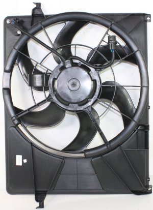 Radiator Fan Assembly for Kia Optima 2006-2010, 2.4L Engine, Includes Resistor, Replacement
