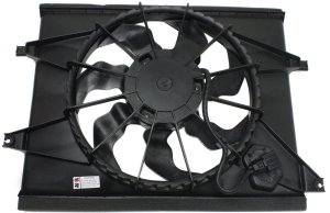 Radiator Fan Assembly for Kia Soul 2010-2011, 2.0L Engine, Includes Resistor, Replacement