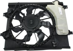 Radiator Fan Assembly for Kia Soul 2010-2013, Includes Resistor, Suitable for 1.6L/2.0L Engines, Replacement