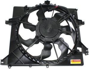 Radiator Fan Assembly for Kia Forte Koup/Forte5 2014-2018, 1.6L Turbo Engine, Up to January 22, 2016, Replacement