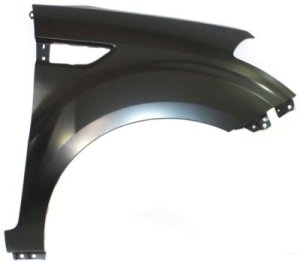 Front Fender for Kia Soul 2010-2013, Right (Passenger), Primed (Ready to Paint), Without Molding, Replacement