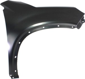 Front Fender for Kia SORENTO 2011, Right (Passenger) Side, Primed (Ready to Paint), without Side Garnish Hole, without Signal Light Hole, Replacement