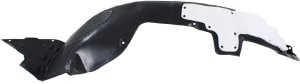 Front Fender Liner for Kia Forte/Forte5 2014-2016, Right (Passenger) Side, Plastic, Vacuum Formed with Insulation Foam, Fits Forte5, EX/LX Models, Replacement