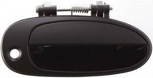 Front Exterior Door Handle for Kia Sephia 1998-2001, Right (Passenger), Primed (Ready to Paint), Replacement
