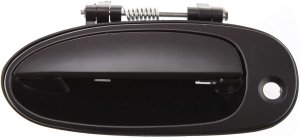 Front Exterior Door Handle for Kia Sephia 1998-2001, Left (Driver), Primed (Ready to Paint), Replacement