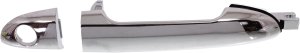Front Exterior Door Handle for Kia Spectra 2004-2009, Right (Passenger) Side, All Chrome, Handle and Cover, with Keyhole, New Body Style, Replacement