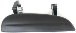 Front Exterior Door Handle for Kia Rio Sedan or Wagon (2003-2005), Right (Passenger) Side, Smooth Black, Replacement