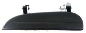 Front Exterior Door Handle for Kia RIO 2003-2005, Left (Driver), Smooth Black, Sedan/Wagon, Replacement