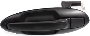 Rear Exterior Door Handle for Optima/Magentis 2001-2006, Sonata 2002-2005, Left (Driver), Primed (Ready to Paint), Plastic, Old Body Style, Replacement