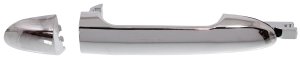 Rear Exterior Door Handle for Spectra 2004-2009, Right (Passenger) Side, All Chrome, Handle+Cover, New Body Style, Replacement