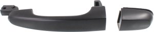 Rear Exterior Door Handle for Kia Spectra 2004-2009, Left (Driver), Primed (Ready to Paint) Black with Cover, New Body Style, Replacement