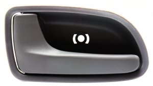 2003 - 2005 Kia Rio Door Handle (Interior, Rear Left Driver Side)