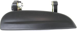 Rear Exterior Door Handle for Kia Rio 2003-2005 Right (Passenger), Smooth Black, Suitable for Sedan/Wagon, Replacement