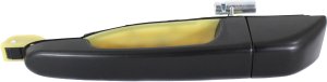 Primed (Ready to Paint) Rear Exterior Door Handle for Kia Sedona 2006-2012, Hyundai Entourage 2007-2008, Left (Driver), Replacement