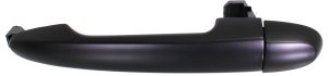 Rear Exterior Door Handle for Kia Rondo 2007-2010, Right (Passenger)=Left (Driver), Primed (Ready to Paint) Black, Replacement