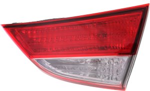 Tail Light Assembly for Hyundai Elantra Sedan, USA Built Vehicle, 2011-2013, Right (Passenger) Side, Inner, Halogen, Replacement