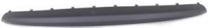 Lower Rear Bumper Cover for Kia Forte Sedan 2010-2013, Textured Surface, without Exhaust Hole, Replacement