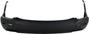 Rear Bumper Cover for Kia SORENTO 2011-2013, Textured Black, Without Sport Package, With Park Assist Sensor Holes, Replacement