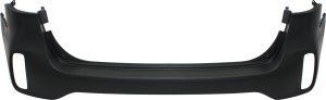 Rear Bumper Cover for Sorento 2014-2015, Upper, Primed (Ready to Paint), Suitable with or without Sport Package, Excludes Park Assist Sensor Holes, Replacement