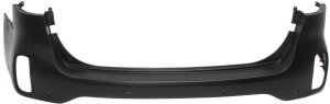 Rear Bumper Cover for SORENTO 2014-2015, Upper Primed (Ready to Paint), Suitable w/ or w/o Sport Package, with Park Assist Sensor Holes, Replacement