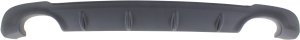 Rear Lower Valance for Kia Optima 2014-2015, Lower Bumper Cover, Textured Type 2, Excluding Hybrid Model, USA Built Vehicle, Replacement