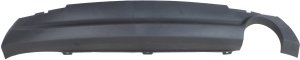 Rear Bumper Cover for Kia Forte 2010-2013 Sedan, Lower Section, Primed (Ready to Paint), with Exhaust Hole, Replacement