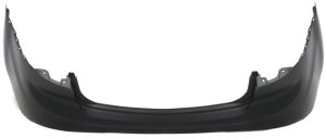 Rear Bumper Cover for Kia Rio Sedan, Primed (Ready to Paint), Model Years 2012-2015, Replacement