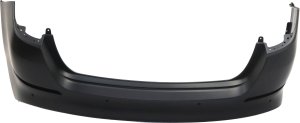 Rear Bumper Cover for Kia Optima 2014-2015, Primed (Ready to Paint), with Intelligent Parking Assist System Holes, Excludes Hybrid Models, USA Built, Replacement