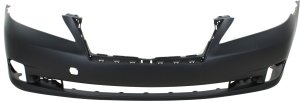 Front Bumper Cover for Lexus ES350 2010-2012, Primed (Ready to Paint), Without Parking Aid Sensor Holes, Replacement