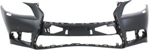 Front Bumper Cover for Lexus LS460 2013-2017, Primed (Ready to Paint), with F Sport Package, without Crafted Line Edition, Replacement