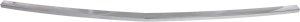 Front Bumper Molding for Lincoln MKZ 2010-2012, Chrome, Replacement