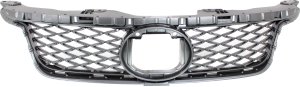 Grille for Lexus CT200H 2011-2013, Painted Dark Gray Shell and Insert with F Sport Package, Replacement