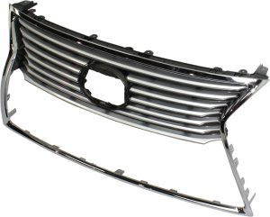 Chrome Shell/Painted Black Insert Grille for 2013-2017 LS460/LS600H, Without F Sport Package, Replacement