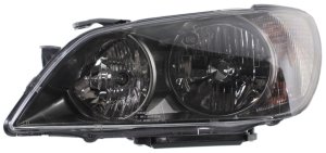 Headlight Assembly for Lexus IS300 2004-2005, Left (Driver), HID/Xenon with HID Kit, Special Design, Sport Package, Black, Replacement