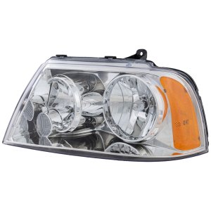 Headlight Assembly for Lincoln Navigator 2003-2006, Left (Driver) Side, Halogen, Replacement