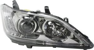 Headlight for Lexus ES350 2010-2011, Right (Passenger), Lens and Housing, Xenon, without HID Kit, Replacement