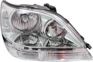 Headlight Assembly for Lexus RX300 1999-2003, Right (Passenger) Side, with High-Intensity Discharge/Xenon, Includes HID Kit, Replacement