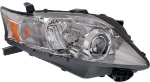 Headlight Assembly for Lexus RX350 2010-2012, Right (Passenger), HID/Xenon with HID Kit, Built in Canada, Replacement