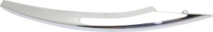 Front Fog Light Molding for Lincoln MKZ 2013-2016, Right (Passenger) Side, Chrome, Replacement