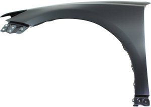 Front Fender for Lexus ES300H/ES350 2013-2018, Left (Driver), Primed (Ready to Paint), for ES350, Japan Built Vehicle, Steel, without Side Light Hole, Replacement