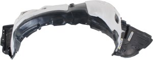 Front Fender Liner for Lexus LS460 2013-2017 Right (Passenger), Plastic, Vacuum Formed, with Extension Sheet for F Sport Package, Replacement