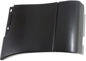 Black Front Fender Molding for Lincoln Town Car 1998-2011, Left (Driver), Replacement