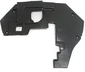 Engine Splash Shield Under Cover for Lincoln MKZ, Rear, 2007-2012 Model Years, Replacement