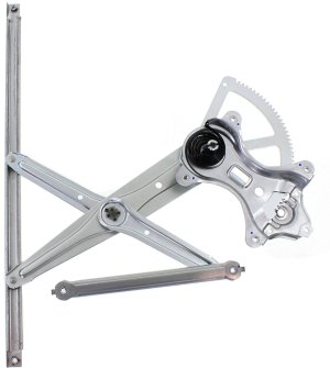 Front Window Regulator, Power, without Motor for Lexus RX330 2004-2006/RX350 2007-2009, Right (Passenger), Replacement