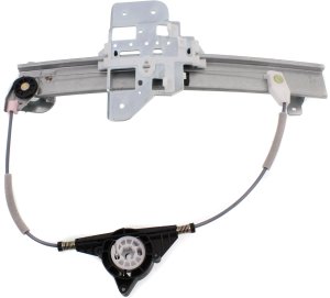 Power Rear Window Regulator for Lincoln Town Car 1995-1997, Left (Driver), Without Motor, Replacement