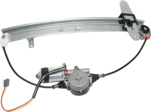 Power Rear Window Regulator with Motor for Lincoln Town Car Sedan, Right (Passenger) Side, 1998-2011, Replacement