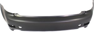Rear Bumper Cover for Lexus IS250/IS350 2009-2013, Primed (Ready to Paint), Excluding C Model, without Parking Distance Control Sensor Holes and Pre-Collision System, Replacement