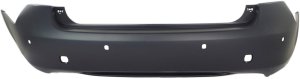 Rear Bumper Cover for Lexus GS300/350/430/450H (2006-2007), Primed (Ready to Paint), with Park Assist Sensor Holes, Replacement